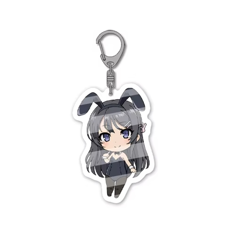 LLAVERO ACRILICO BUNNY GIRL SENPAI MAI BUNNY