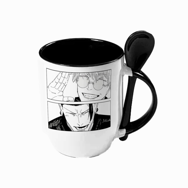 TAZA MUG ASA CUCHARA 12OZ JUJUTSU KAISEN