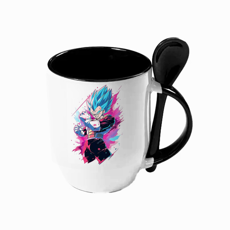 TAZA MUG ASA CUCHARA 12OZ DRAGON BALL
