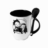 TAZA MUG ASA CUCHARA 12OZ KIMETSU NO YAIBA