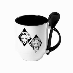 TAZA MUG ASA CUCHARA 12OZ...