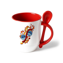 TAZA MUG ASA CUCHARA 12OZ...