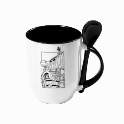 TAZA MUG ASA CUCHARA 12OZ...