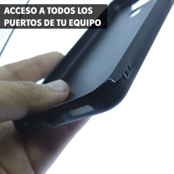 IPHONE 16 - CASE GOMA PERÚ TICKET NEGRO