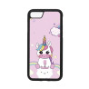 IPHONE 7 IPHONE 8 SE 2020 - CASE GOMA UNICORNIO NEGRO