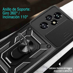 HONOR 600 5G - CASE ANTISHOCK PARANTE CAM COVER NEGRO