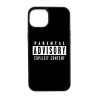 IPHONE 15 - CASE GOMA PARENTAL ADVISORY NEGRO