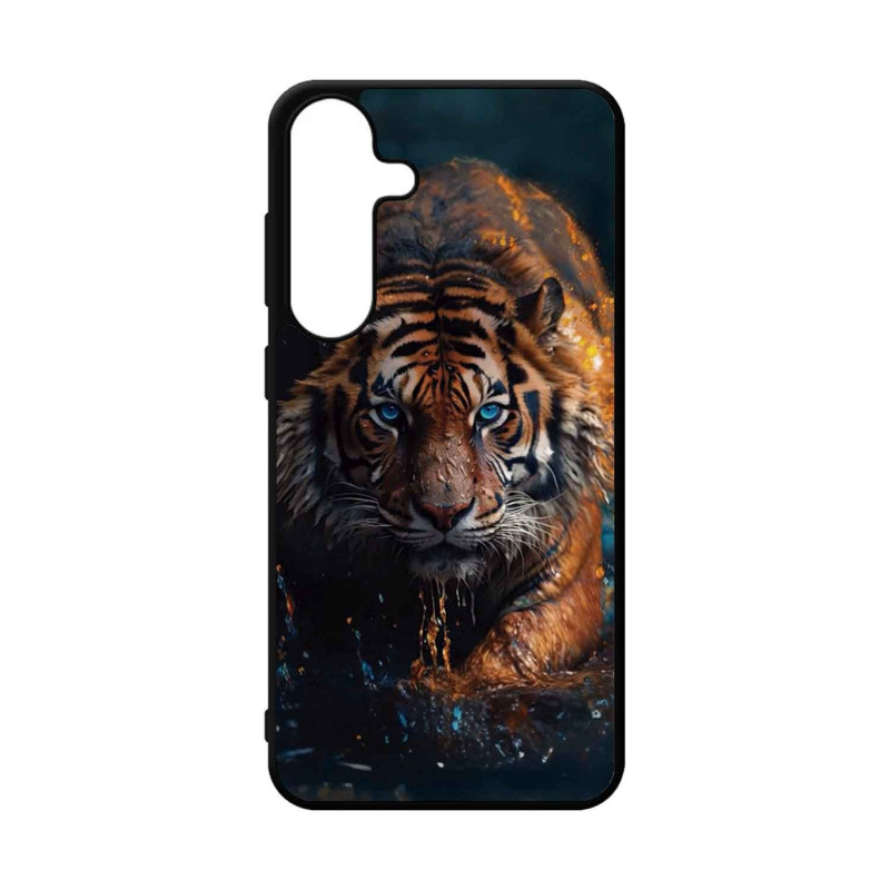 SAMSUNG S25 FE - CASE GOMA TIGRE NEGRO