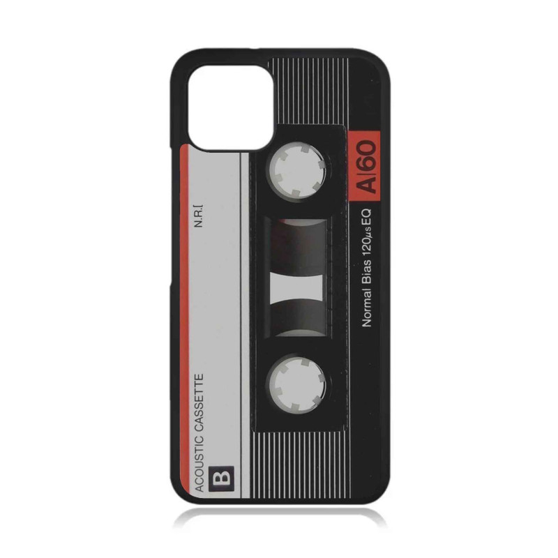 IPHONE 13 - CASE GOMA CASSETTE NEGRO