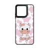 MOTO EDGE 70 FUSION - CASE GOMA PINK COW NEGRO