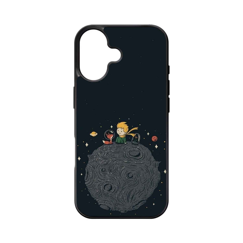 IPHONE 17 - CASE GOMA EL PRINCIPITO NEGRO