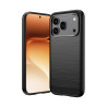 HONOR 600 PRO - CASE GOMA FIBRA DE CARBONO NEGRO