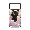 IPHONE 17 PRO MAX - CASE GOMA GATO NEGRO