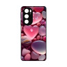 MOTOROLA EDGE 30 PRO - CASE GOMA HEART STONE NEGRO