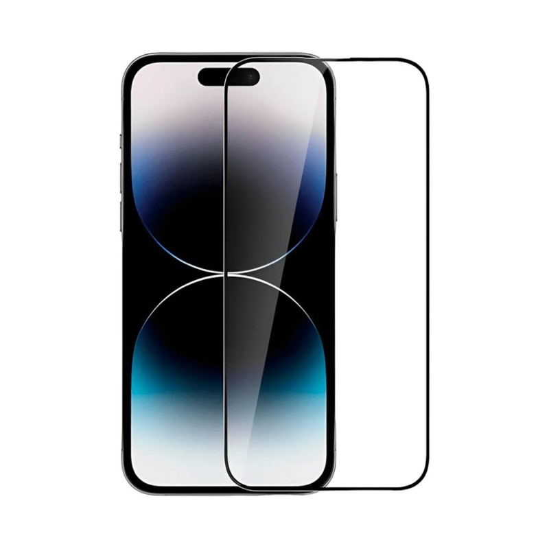 IPHONE 14 PRO MAX - MICA VT 3D PANTALLA TRANSP NEGRO
