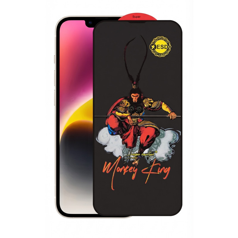 IPHONE 14 - MICA VT 3D PANTALLA TRANSP NEGRO