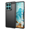 MOTO EDGE 60 FUSION - CASE GOMA FIBRA DE CARBONO NEGRO