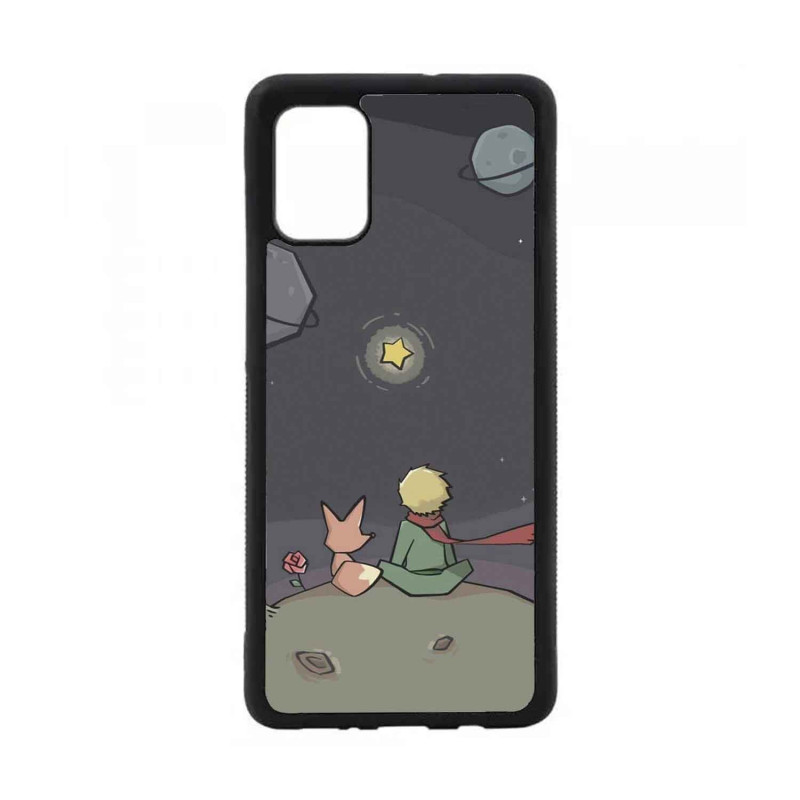 SAMSUNG A71 - CASE GOMA EL PRINCIPITO NEGRO