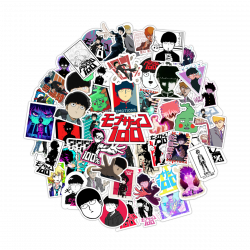PACK 50 STICKERS MOB PSYCHO...