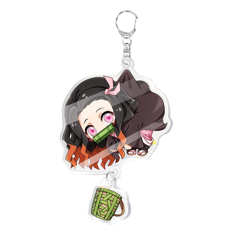 LLAVERO ACRILICO KIMETSU NO YAIBA NEZUKO