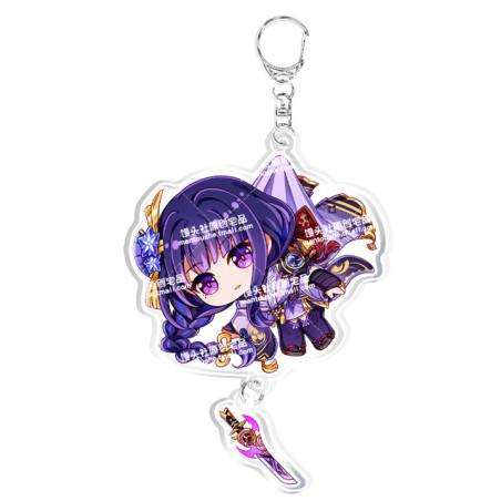 Cute Impact Gen Shin Portachiavi Acrilico Genshin Impact - 10,4 Cm, Regalo Per Fan