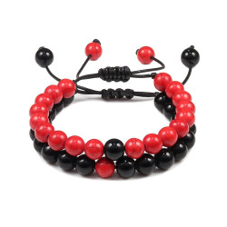 X2 PULSERAS HOWLITA ROJA...