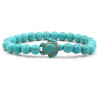 PULSERA PIEDRA TURQUESA TORTUGA MARINA