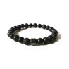 PULSERA ONIX NEGRO PIEDRA LAVA