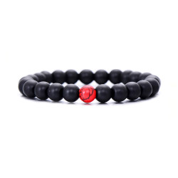 PULSERA ONIX NEGRO HOWLITA...