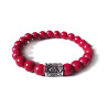 PULSERA RUNA NÓRDICA HOWLITA ROJO
