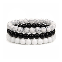 X3 PULSERAS HOWLITA BLANCA...