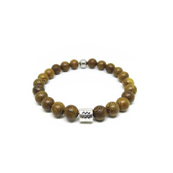 PULSERA MADERA SIGNO ZOODIACO
