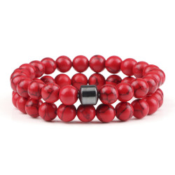 X2 PULSERAS HOWLITA ROJA...