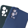 INFINIX HOT 12 - CASE GOMA GAMUZA AZUL