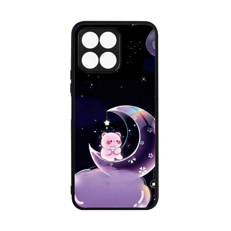 HONOR X8A - CASE GOMA OSITO LUNA NEGRO