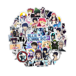 PACK 50 STICKERS BLUE EXORCIST