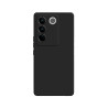 VIVO V25E V27E - CASE GOMA GAMUZA NEGRO