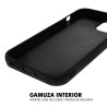 VIVO V25E V27E - CASE GOMA GAMUZA NEGRO