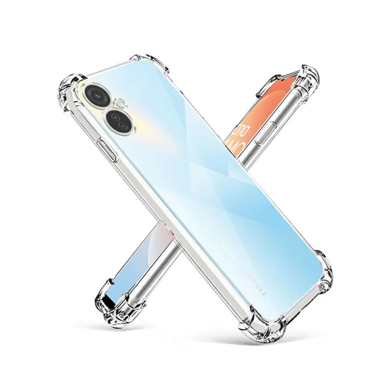 TECNO CAMON 19 NEO - CASE GOMA TRANSP ANTISHOCK