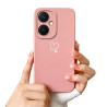 VIVO Y27 - CASE GOMA CORAZON ROSA