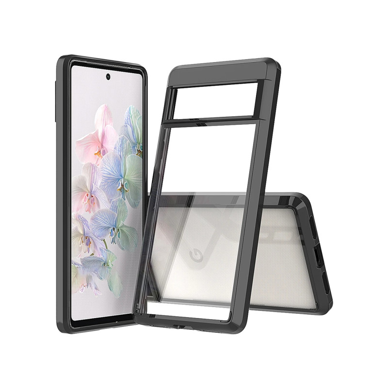 GOOGLE PIXEL 7A - CASE HIBRIDO ANTI-IMPACTO TRANSP NEGRO