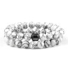 copy of X2 PULSERAS HOWLITA BLANCA HEMATITA