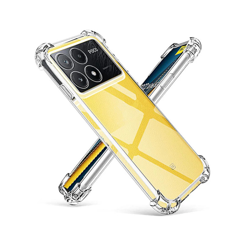 POCO X6 PRO 5G - CASE GOMA TRANSP ANTISHOCK