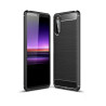 SONY XPERIA 10 II - CASE GOMA FIBRA DE CARBONO NEGRO