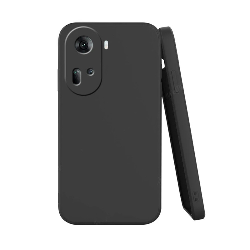 OPPO RENO 11 5G - CASE GOMA GAMUZA NEGRO
