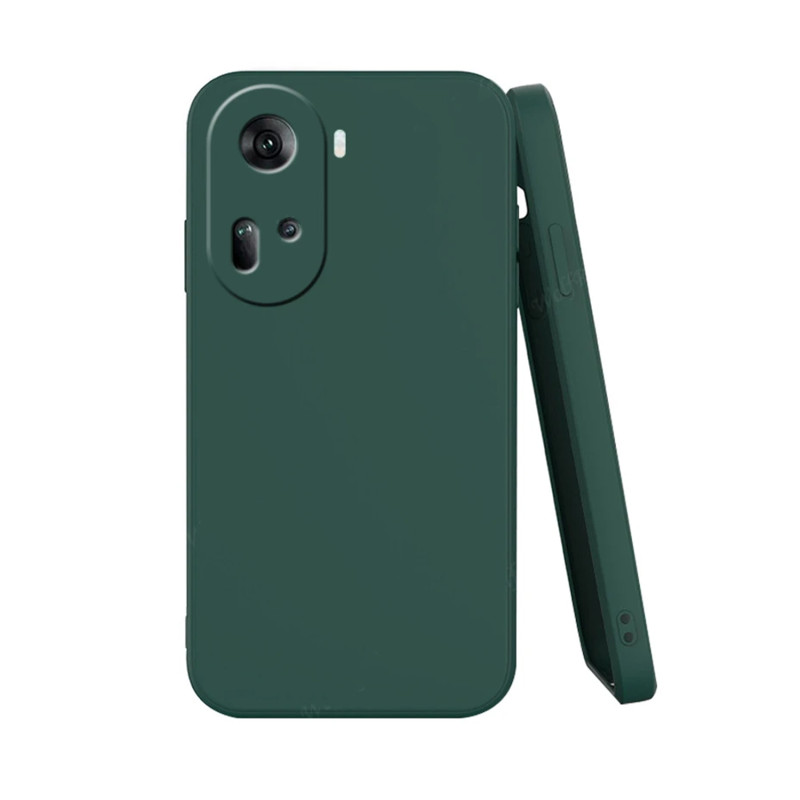 OPPO RENO 11 5G - CASE GOMA GAMUZA VERDE OSCURO