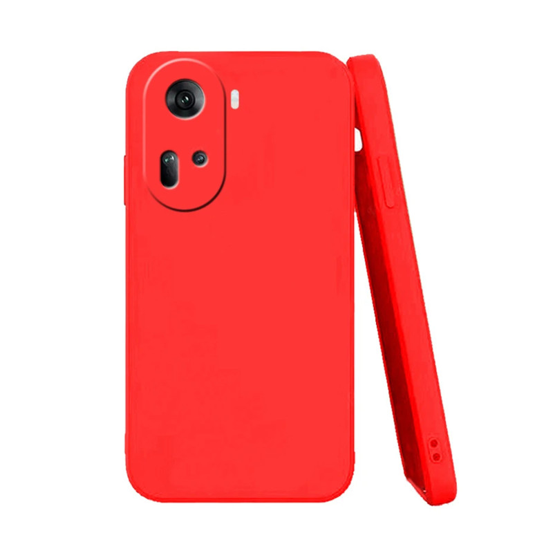 OPPO RENO 11 5G - CASE GOMA GAMUZA ROJO