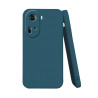 OPPO RENO 11 5G - CASE GOMA GAMUZA AZUL PETROLEO