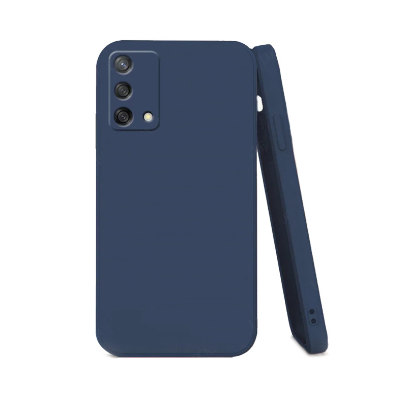 OPPO RENO 6 LITE - CASE GOMA GAMUZA AZUL PETROLEO