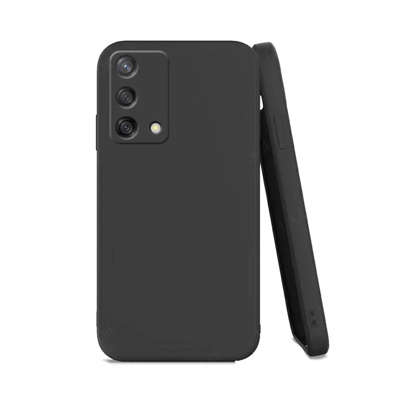 OPPO RENO 6 LITE - CASE GOMA GAMUZA NEGRO
